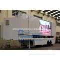 YEESO C40 mobile advertising stage container with full colour led display for concert and performance!